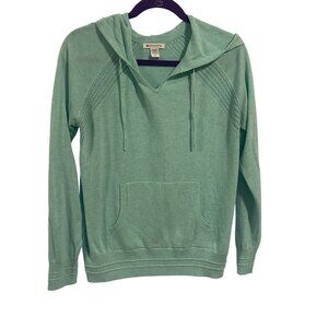 Athleta‎ Evergreen Hoodie Sweater in Paradiso Blue Size S